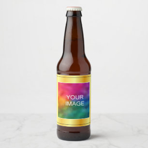 Etiqueta Para Botella De Cerveza Crea tu propio logotipo de imagen fotográfica Fals