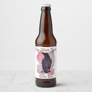 Etiqueta Para Botella De Cerveza Crow
