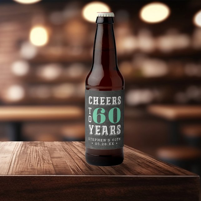 Etiqueta Para Botella De Cerveza Cumpleaños del personalizado Cheers (Subido por el creador)