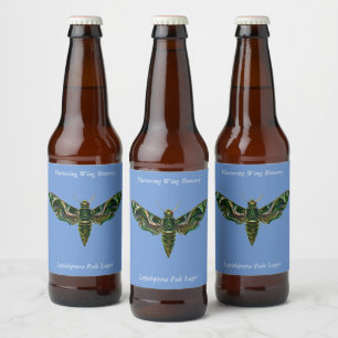 Etiqueta Para Botella De Cerveza Deilephila Nerii - Botella de cerveza Oleander Haw
