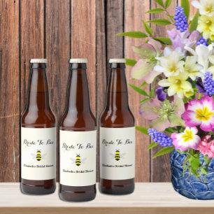 Etiqueta Para Botella De Cerveza Despedida de soltera de la futura novia