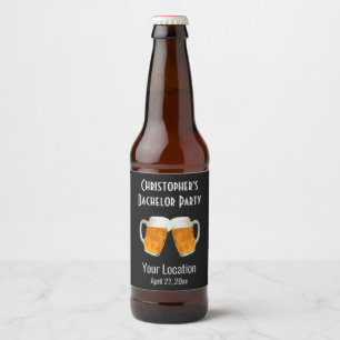 Etiqueta Para Botella De Cerveza Despedida de Soltero Bodas Cerveza Salud