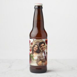 Etiqueta Para Botella De Cerveza Día de San Valentín Candy Hearts Personalizado Fot