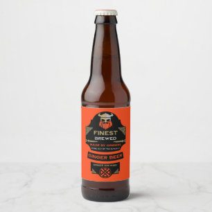 Etiqueta Para Botella De Cerveza Día Nacional de Amar tu Cabello Pelirrojo