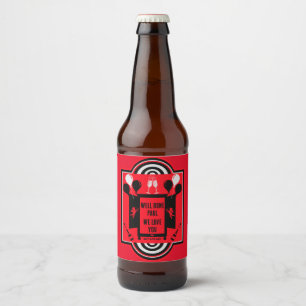 Etiqueta Para Botella De Cerveza Día nacional de salida NCOD