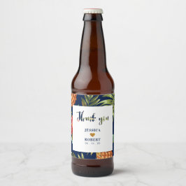 Etiqueta Para Botella De Cerveza Dios & Marina | Etiqueta de cerveza para ducha de 