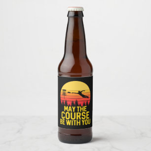 Etiqueta Para Botella De Cerveza Disco Golf con usted