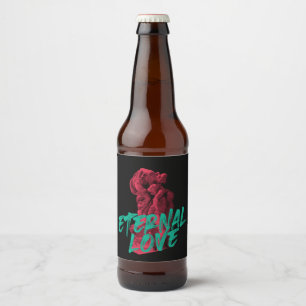 Etiqueta Para Botella De Cerveza Diseño gráfico vibrante, urbano y de moda Amor Ete