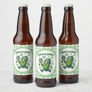 Etiqueta Para Botella De Cerveza Divertido dulce dulce como bolas de picante