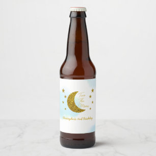 Etiqueta Para Botella De Cerveza Dos La Etiqueta De Botella De Cerveza De Cumpleaño