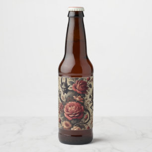 Etiqueta Para Botella De Cerveza Eclipsed Grace - Victoria gótica