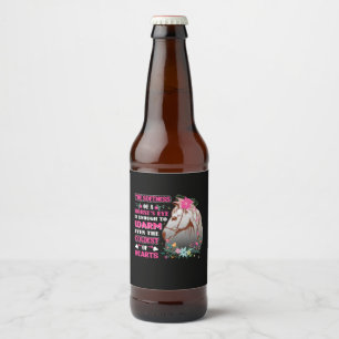 Etiqueta Para Botella De Cerveza El arte de los caballos La suavidad de los ojos de