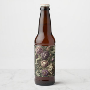 Etiqueta Para Botella De Cerveza El lucrativo después de horas - barroco gótico