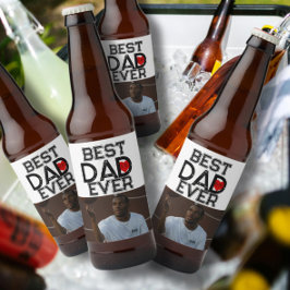 Etiqueta Para Botella De Cerveza El mejor regalo de moda del Día del Padre Personal