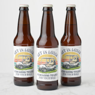 Etiqueta Para Botella De Cerveza Entra Perdedor Vamos A Buscar Tu Pelota