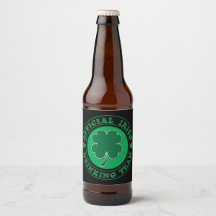 Etiqueta Para Botella De Cerveza Equipo de bebidas irlandés oficial