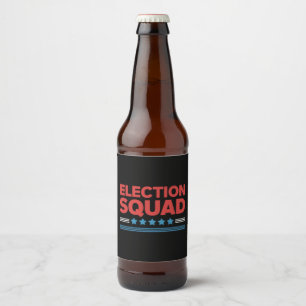 Etiqueta Para Botella De Cerveza Equipo Electoral Elecciones 2024 Demócrata Republi