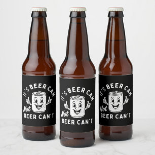 Etiqueta Para Botella De Cerveza Es que la cerveza no puede ser no divertido beber