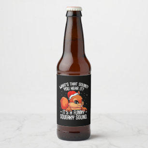 Etiqueta Para Botella De Cerveza Es Un Sonido Gracioso Y Squeaky