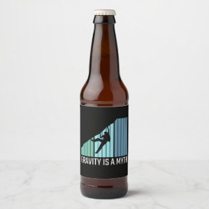 Etiqueta Para Botella De Cerveza Escalada - La gravedad es un mito