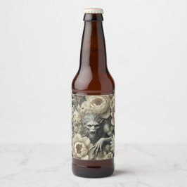 Etiqueta Para Botella De Cerveza Esplendor Lycantrópico - Pil floral de Werewolf gó