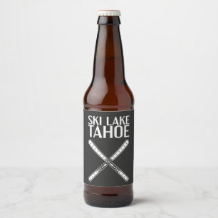 Etiqueta Para Botella De Cerveza Esquí - Ski Lake Tahoe