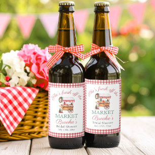 Etiqueta Para Botella De Cerveza Está recién salida del mercado navidades Bridal Sh