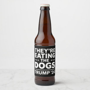 Etiqueta Para Botella De Cerveza Están comiendo el gracioso debate sobre los perros