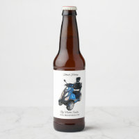 Etiqueta de Botella de Cerveza (10.2 cm x 8.9 cm)