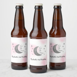 Etiqueta Para Botella De Cerveza Etiqueta de botella de cerveza del segundo cumplea