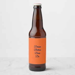 Etiqueta Para Botella De Cerveza Etiqueta de Botella de Cerveza Naranja Personaliza