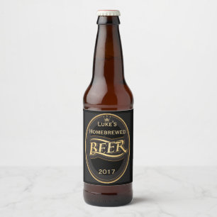 Etiqueta Para Botella De Cerveza Etiqueta de brea doméstica de diseño de cerveza