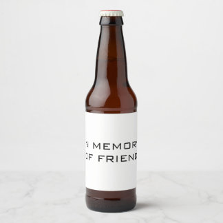 Etiqueta Para Botella De Cerveza Etiqueta de celebración de botellas de cerveza