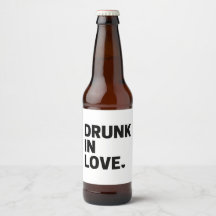 Etiqueta de Cerveza Borracho Enamorado 
