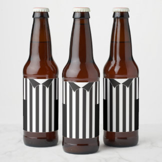 Etiqueta Para Botella De Cerveza Etiqueta de cerveza de árbitro deportivo