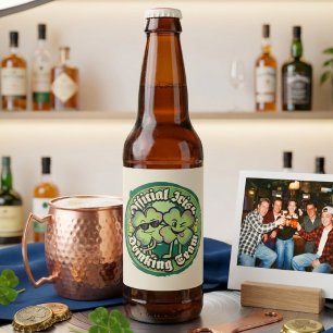 Etiqueta Para Botella De Cerveza Etiqueta de cerveza divertida del equipo oficial d