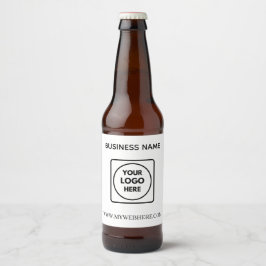 Etiqueta Para Botella De Cerveza Etiqueta de cerveza promocional QR con logotipo pe
