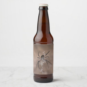 Etiqueta Para Botella De Cerveza Etiqueta de la botella de Spider