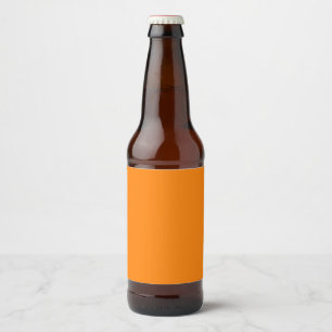 Etiqueta Para Botella De Cerveza Etiqueta del frasco de cerveza naranja