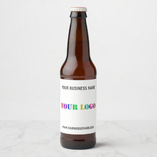 Etiqueta Para Botella De Cerveza Etiqueta del logotipo de personalizado y de la bot