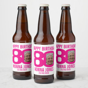 Etiqueta Para Botella De Cerveza Etiqueta del nombre de la foto del personalizado d