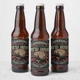 Etiqueta Para Botella De Cerveza Etiqueta Personalizada de Cerveza de Casa Cervecer