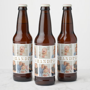 Etiqueta Para Botella De Cerveza Etiqueta personalizada de frasco de cerveza   Foto