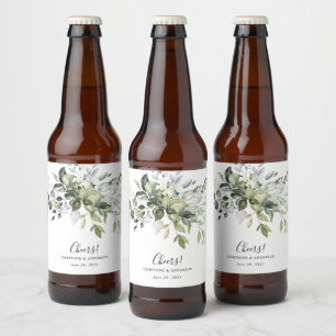 Etiqueta Para Botella De Cerveza Eucalyptus Boda Favor Beer Botellas