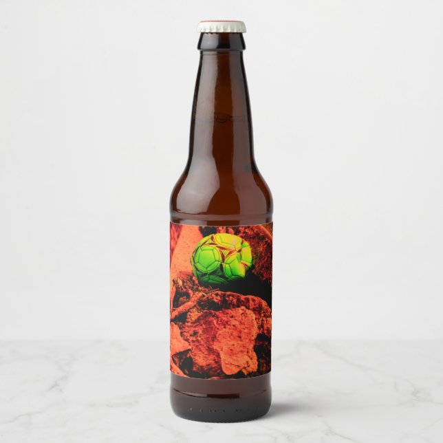 Etiqueta Para Botella De Cerveza explorador de mosquito (Anverso)