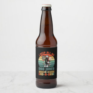Etiqueta Para Botella De Cerveza Father's Day I Keep All My Daddy Jokes