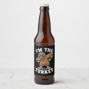 Etiqueta Para Botella De Cerveza Fiesta de Acción de Gracias Sassy Turkey que coinc