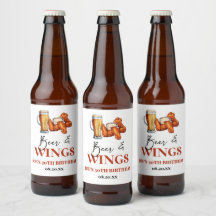 Fiesta de Cumpleaños de Cerveza y Alas