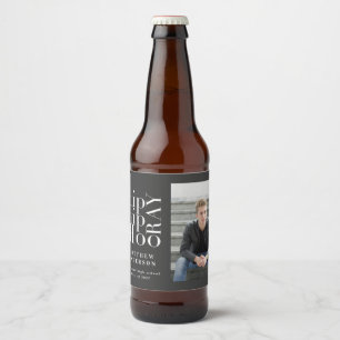 Etiqueta Para Botella De Cerveza Fiesta de graduación de fotos de hip hop