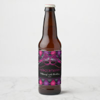 Fiesta de mascarada, rosa y morado